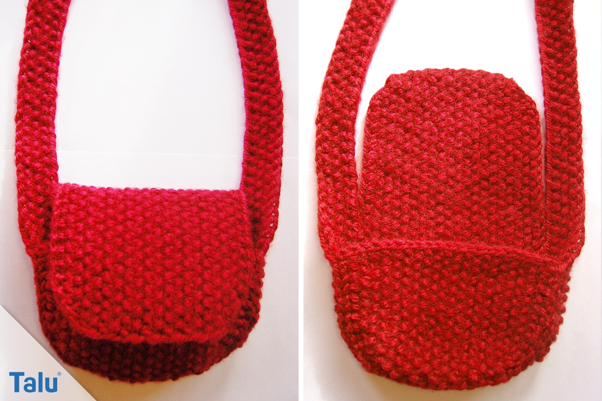 Tasche stricken