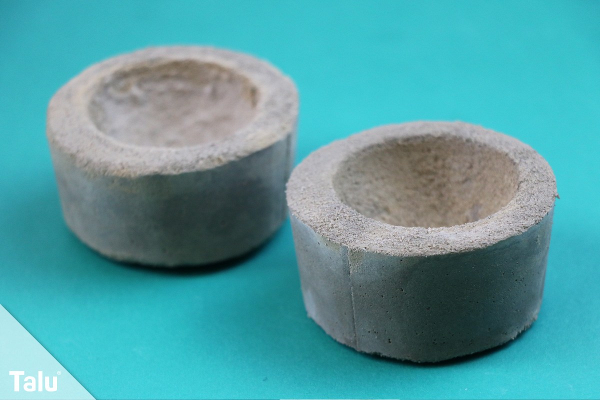 Eierbecher aus Beton