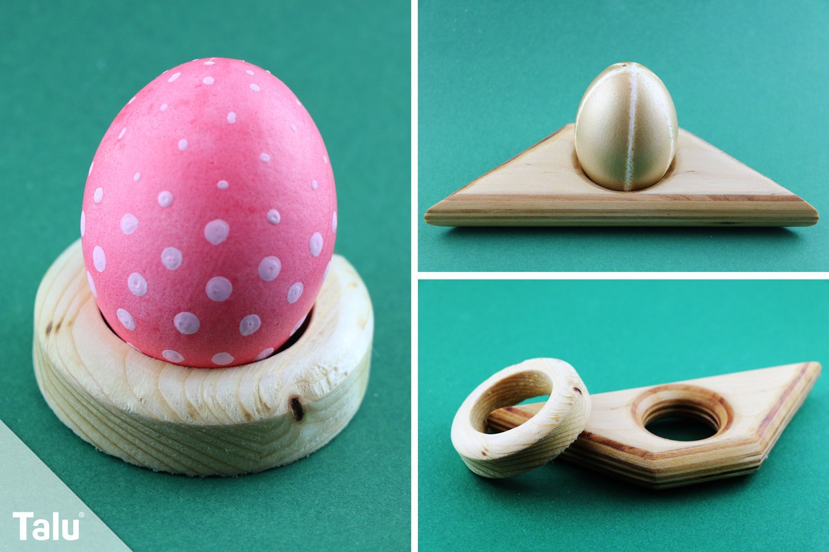 Eierbecher aus Holz