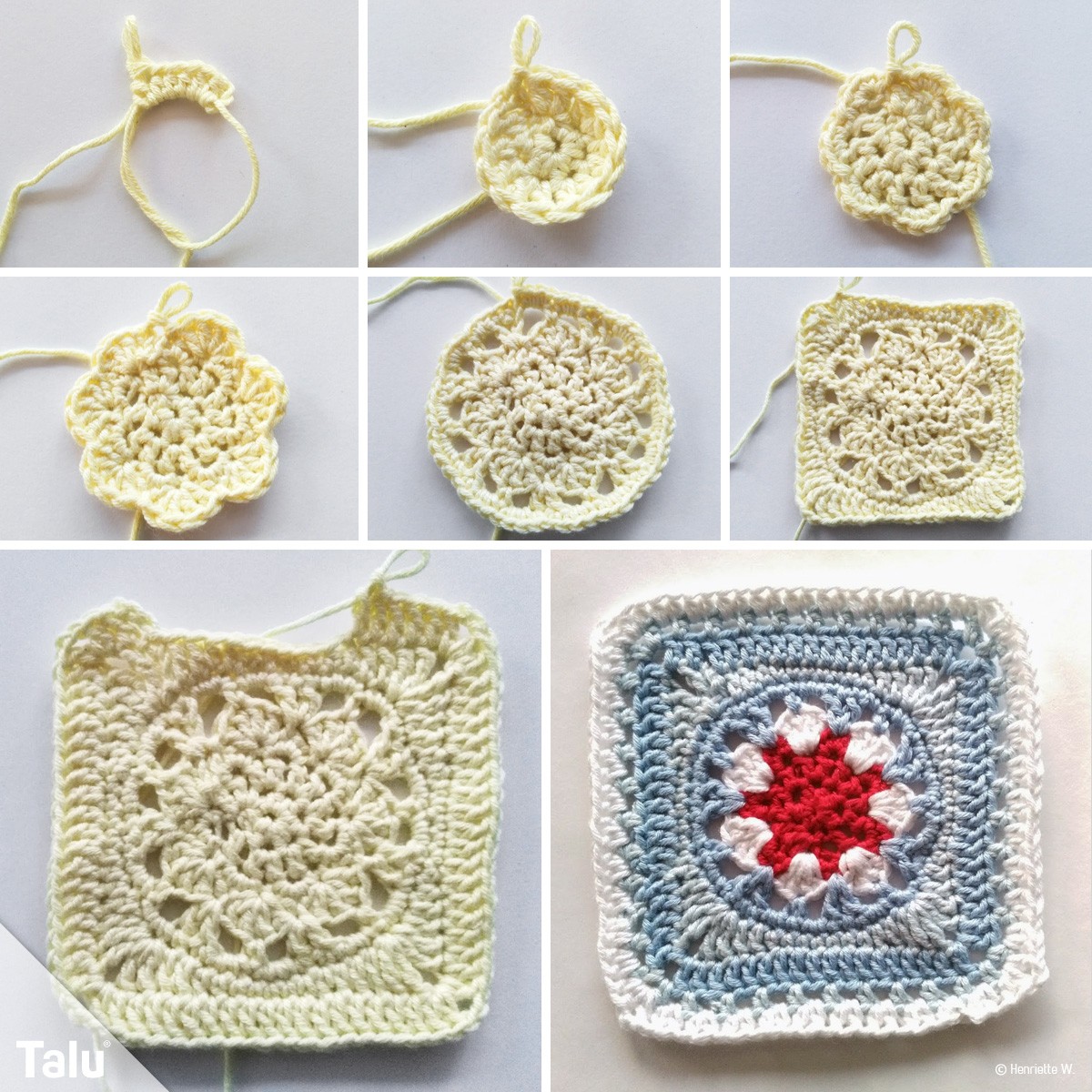 Muster Fur Granny Squares Anleitung Und Ideen Zum Hakeln Talu De