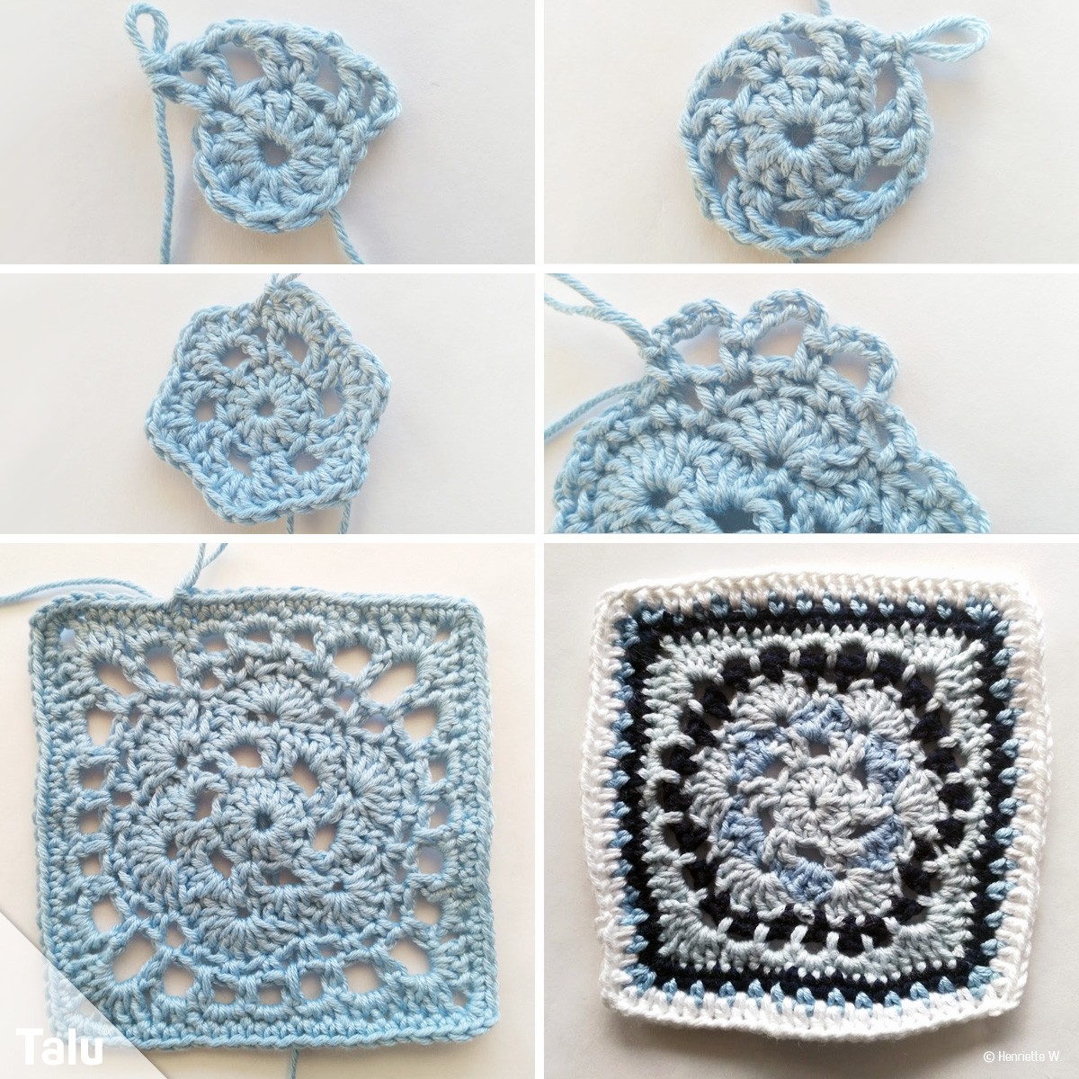 Muster Fur Granny Squares Anleitung Und Ideen Zum Hakeln Talu De