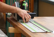 Arbeitsplatte zuschneiden