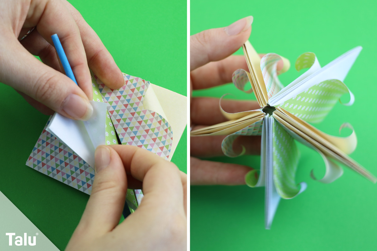 Origami-Blüte