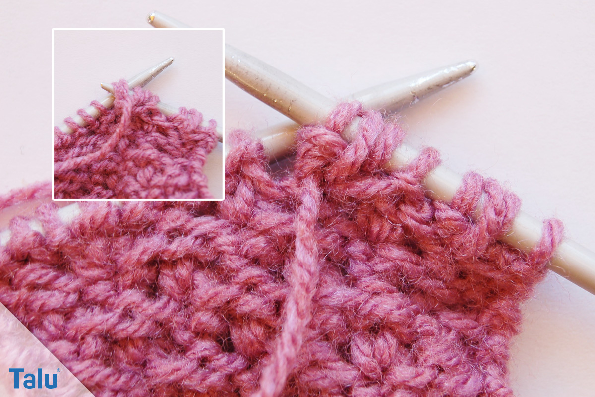 Sternenmuster stricken