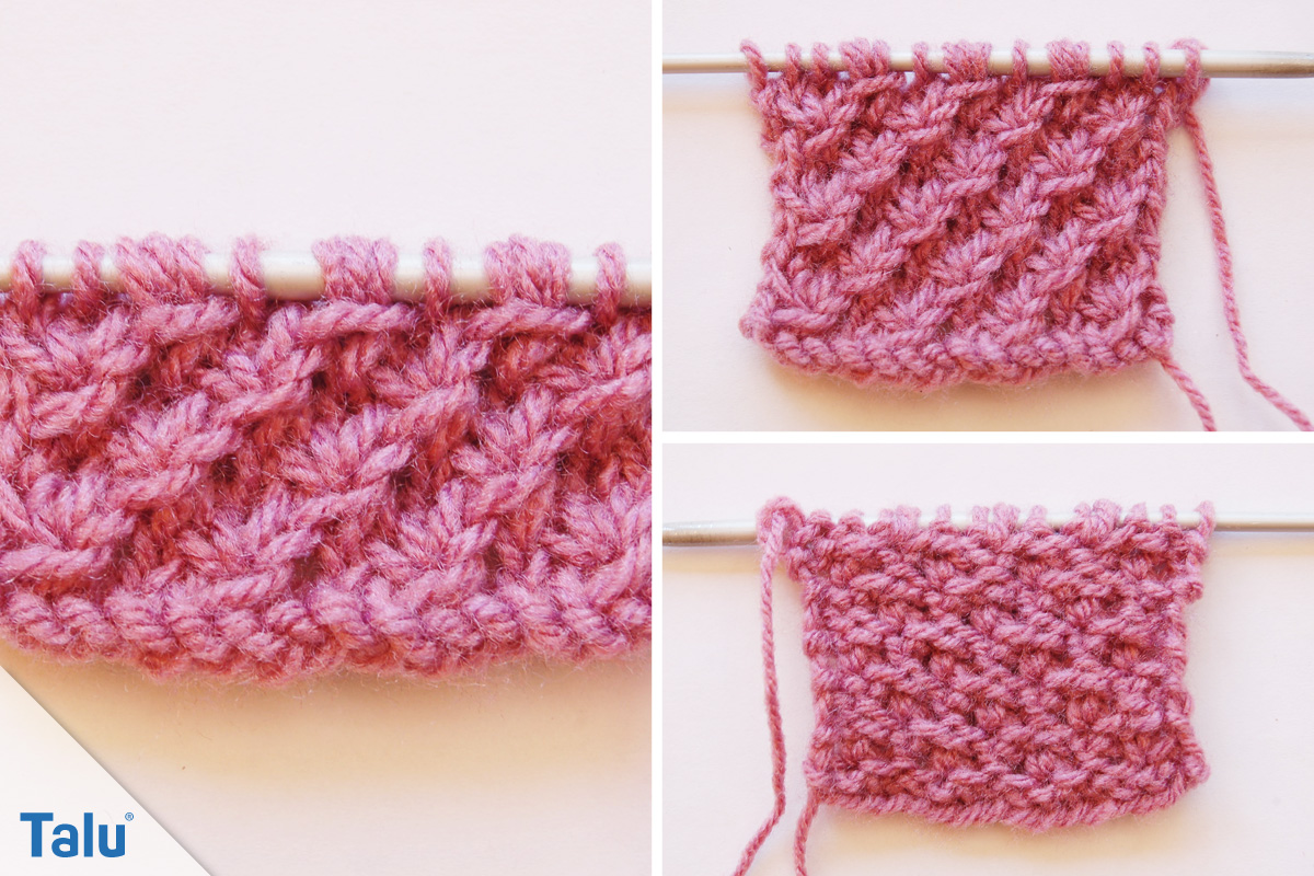Sternchenmuster stricken