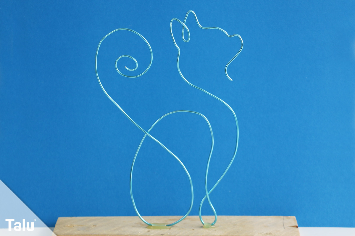 Drahtfiguren basteln