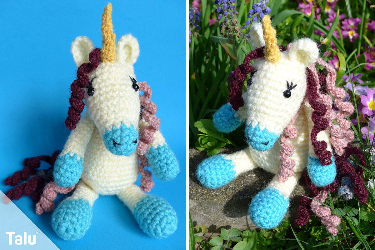 Einhorn häkeln