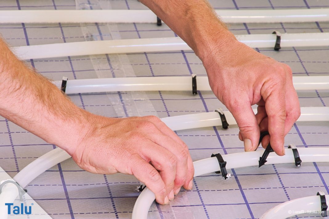 Fußbodenheizung - DIY-Anleitung zum Verlegen - Talu.de