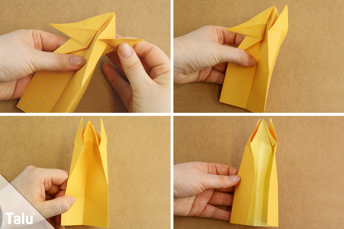 Origami-Fuchs falten
