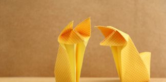 Origami Fuchs falten
