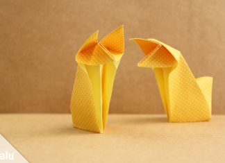 Origami Fuchs falten
