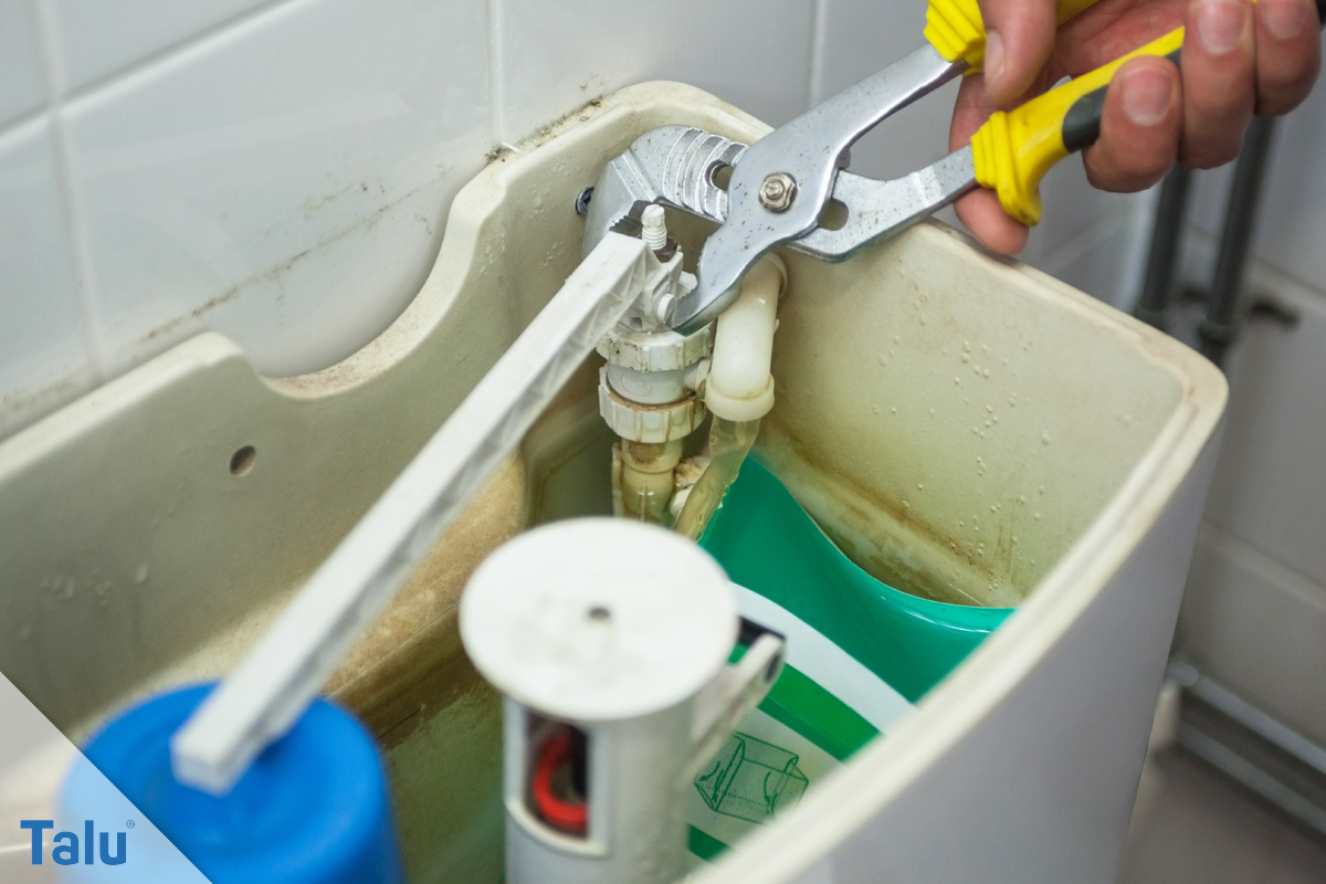 Schwimmer reparieren