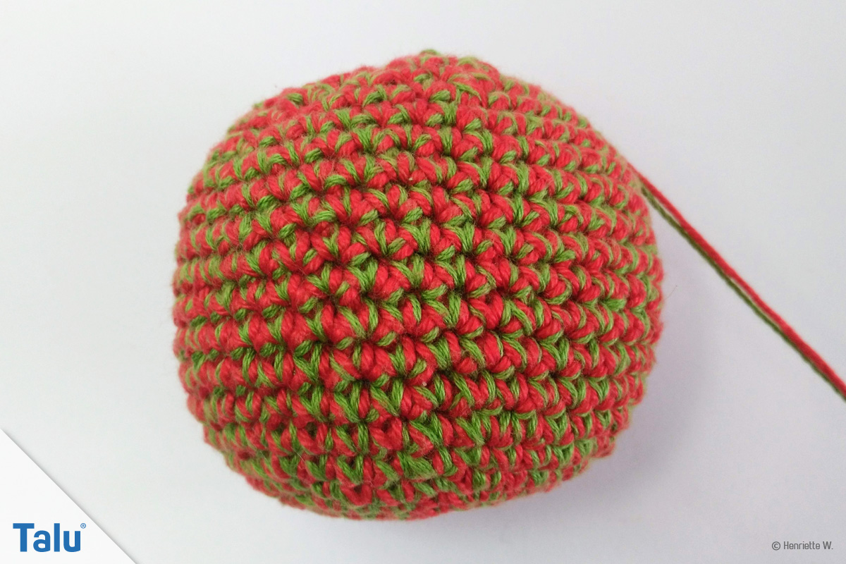 Apfel häkeln