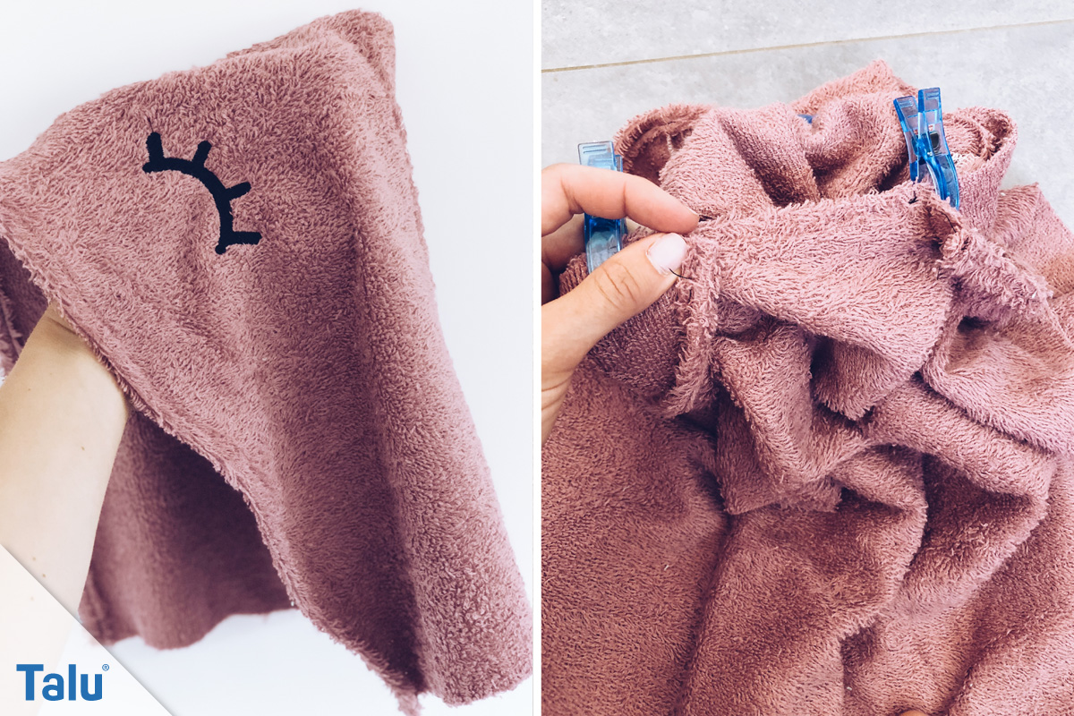Badeponcho nähen
