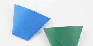 Origami Becher falten
