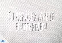 Glasfasertapete entfernen