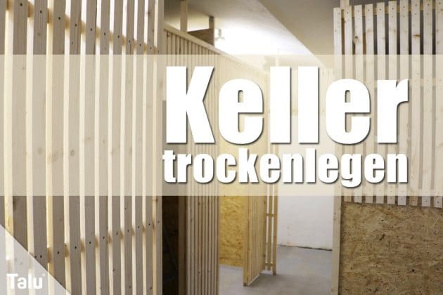 Keller trockenlegen - Anleitung zum Selbermachen - Talu.de