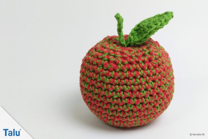 obst-haekeln-apfel-01 Apfel häkeln