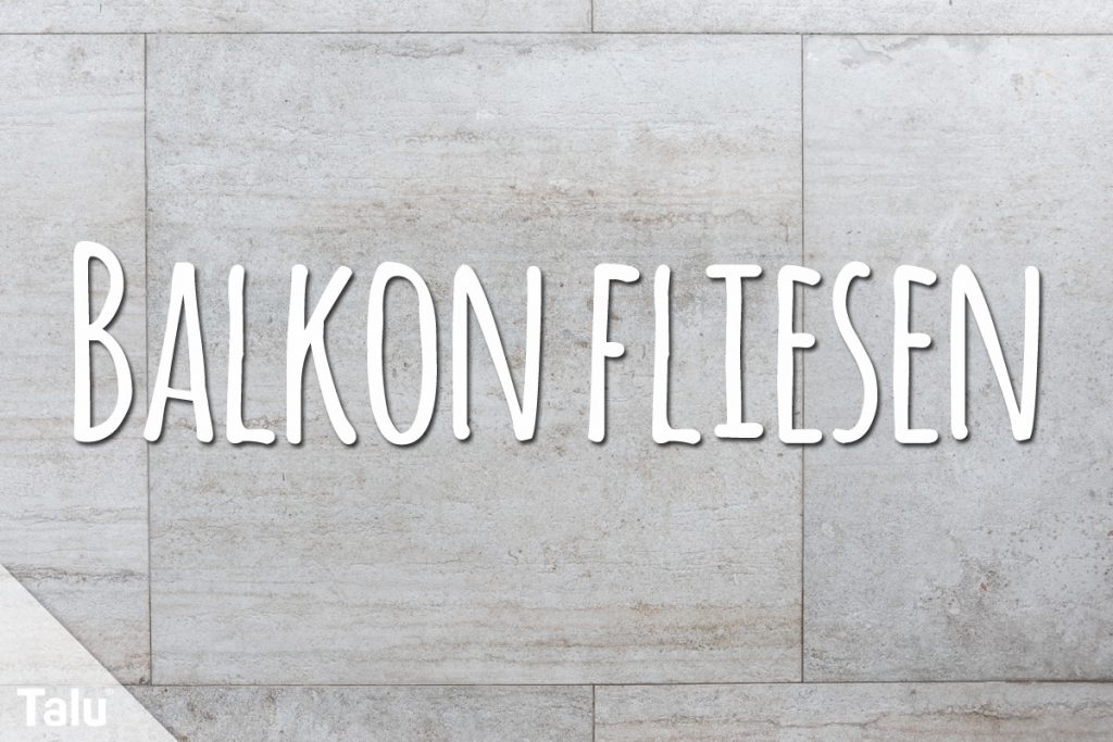 Balkon fliesen