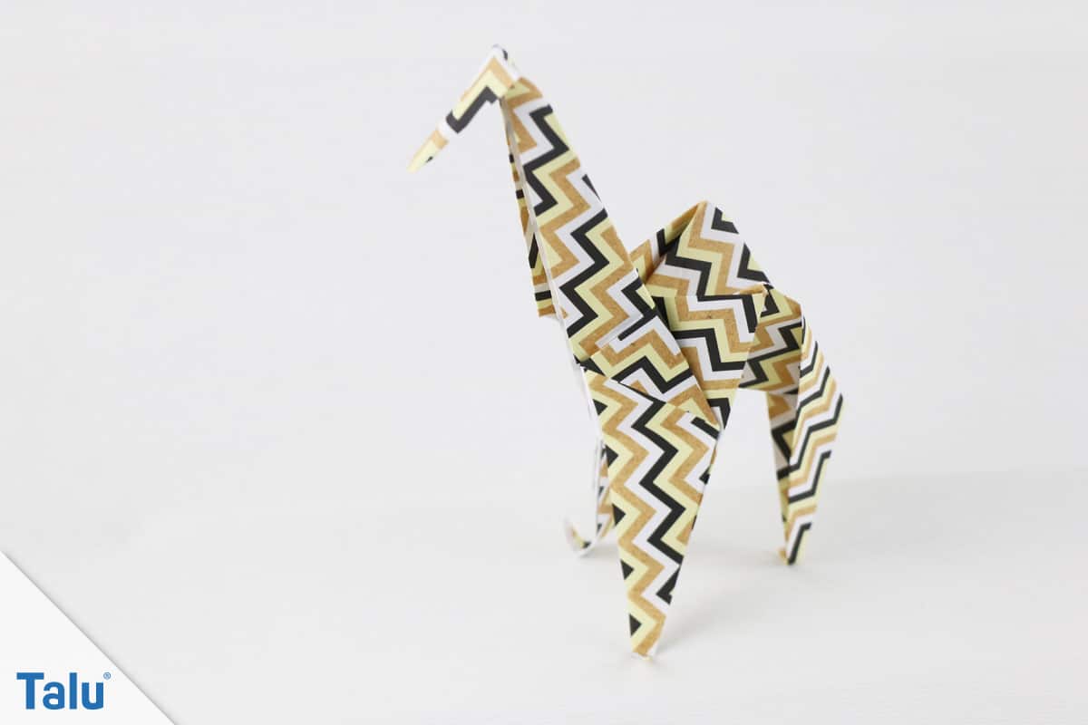 Origami Giraffe falten