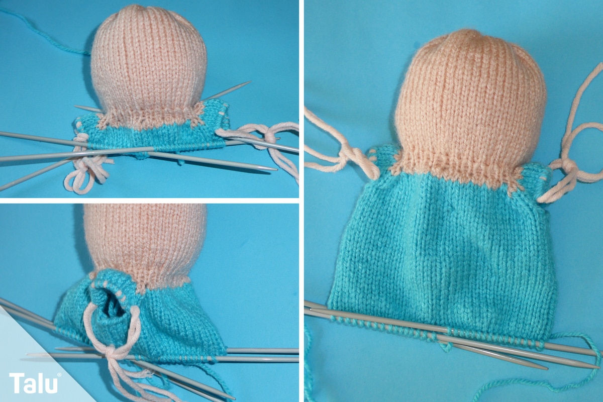 Puppe stricken