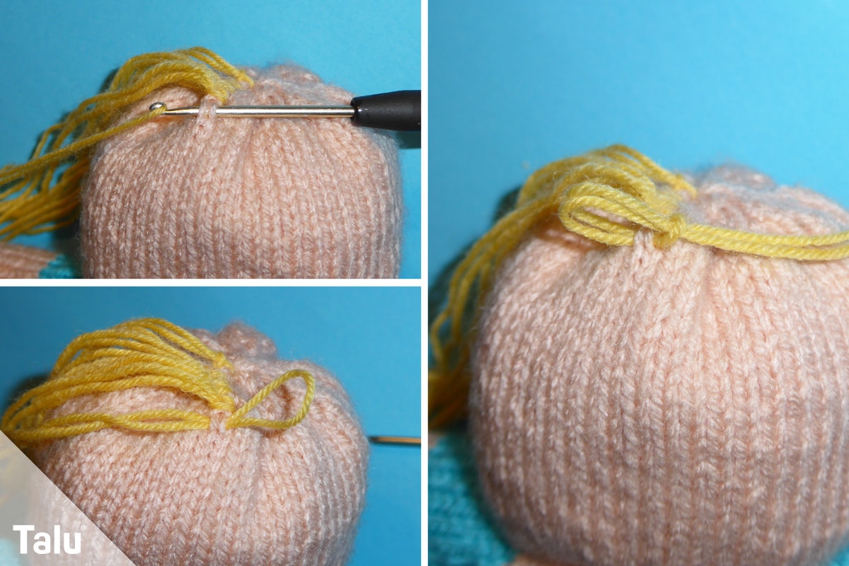 Puppe stricken