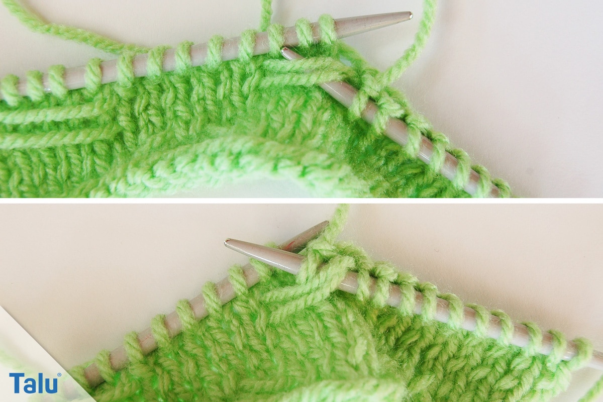 Schmetterlingsmuster stricken