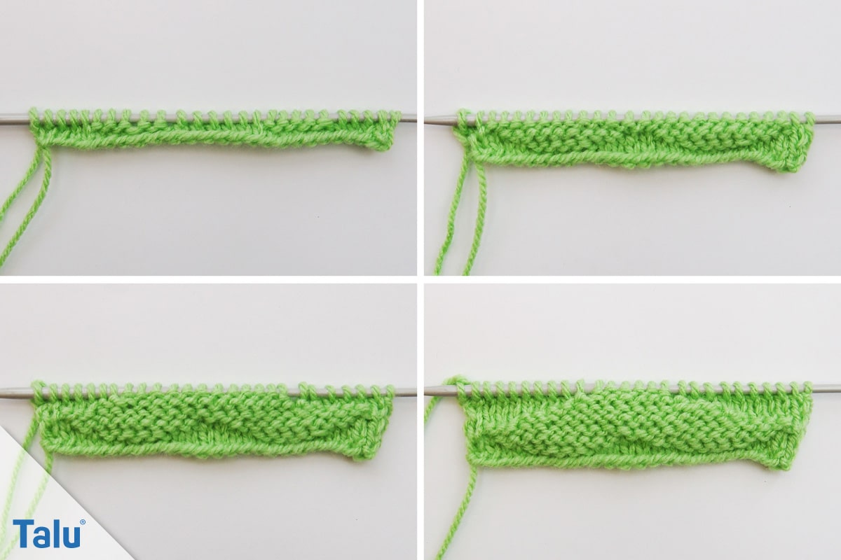 Schmetterlingsmasche stricken
