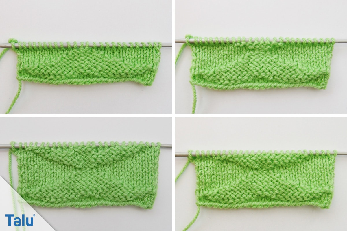 Schmetterlingsmuster stricken