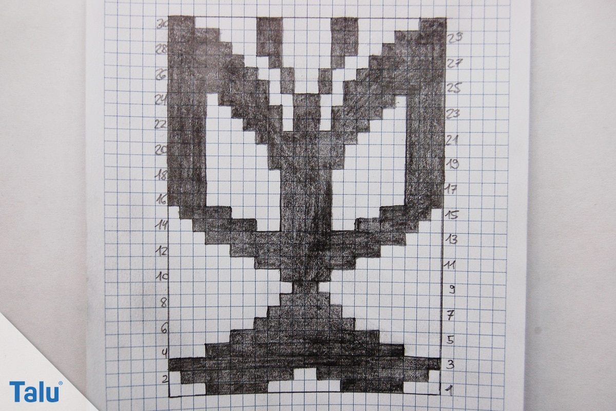 Schmetterling stricken