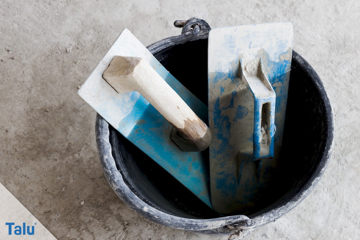 Trockenestrich verlegen, DIY-Anleitung, Stahlglätter-Werkzeug