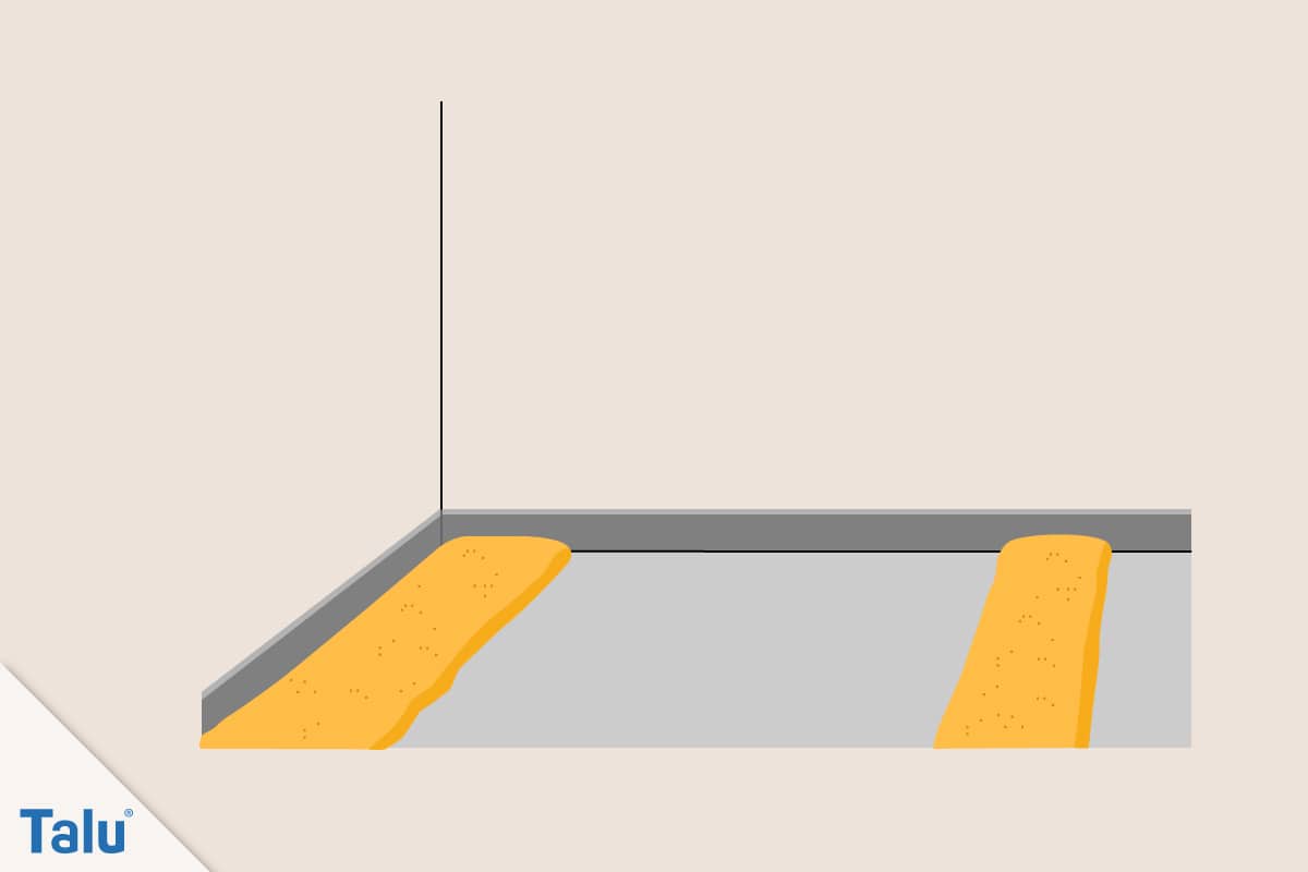 Trockenestrich verlegen, DIY-Anleitung, Ausgleichsschüttung