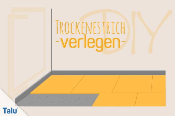 Trockenestrich verlegen, DIY-Anleitung