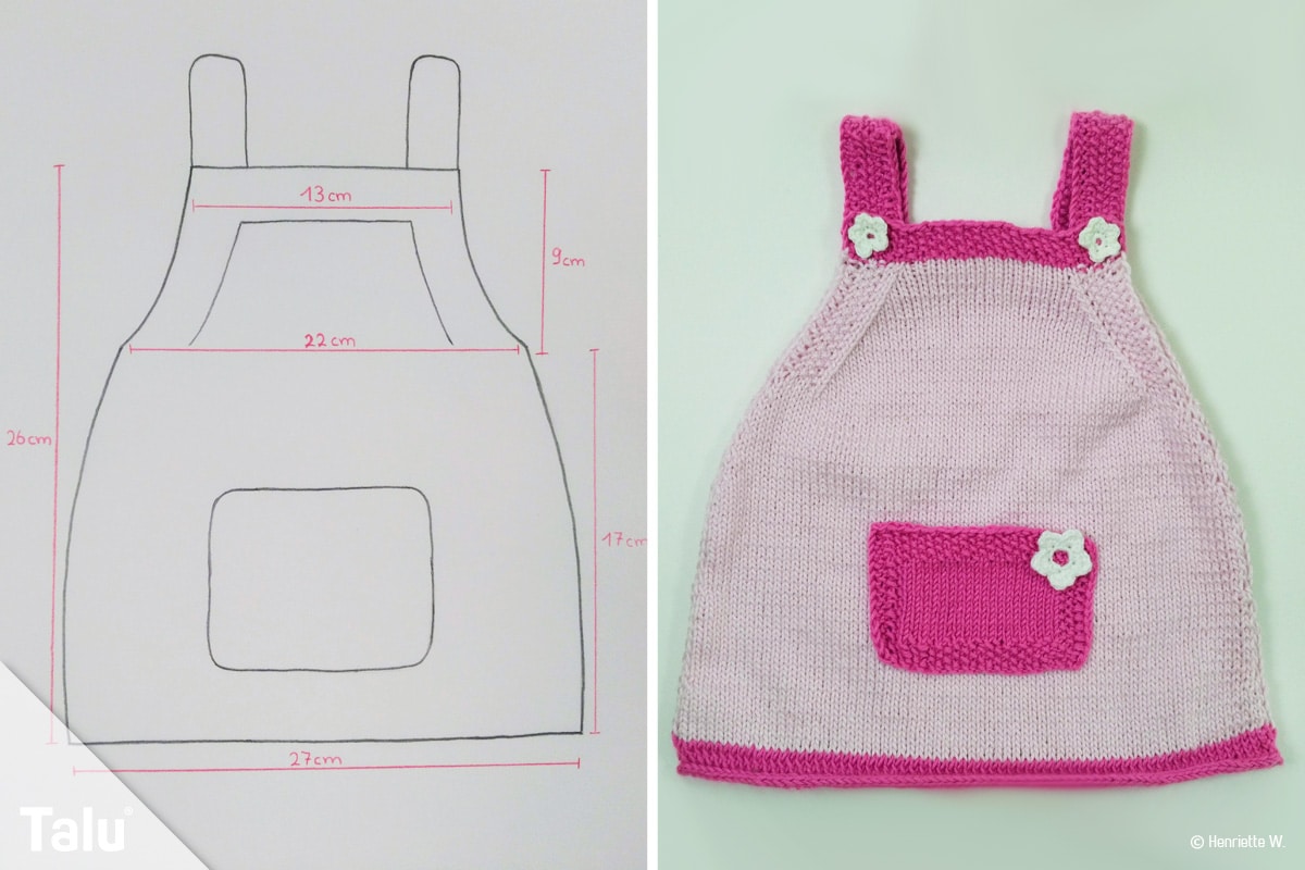 Babykleid stricken