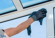 Fensterrahmen reinigen