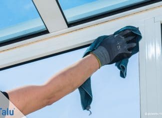 Fensterrahmen reinigen