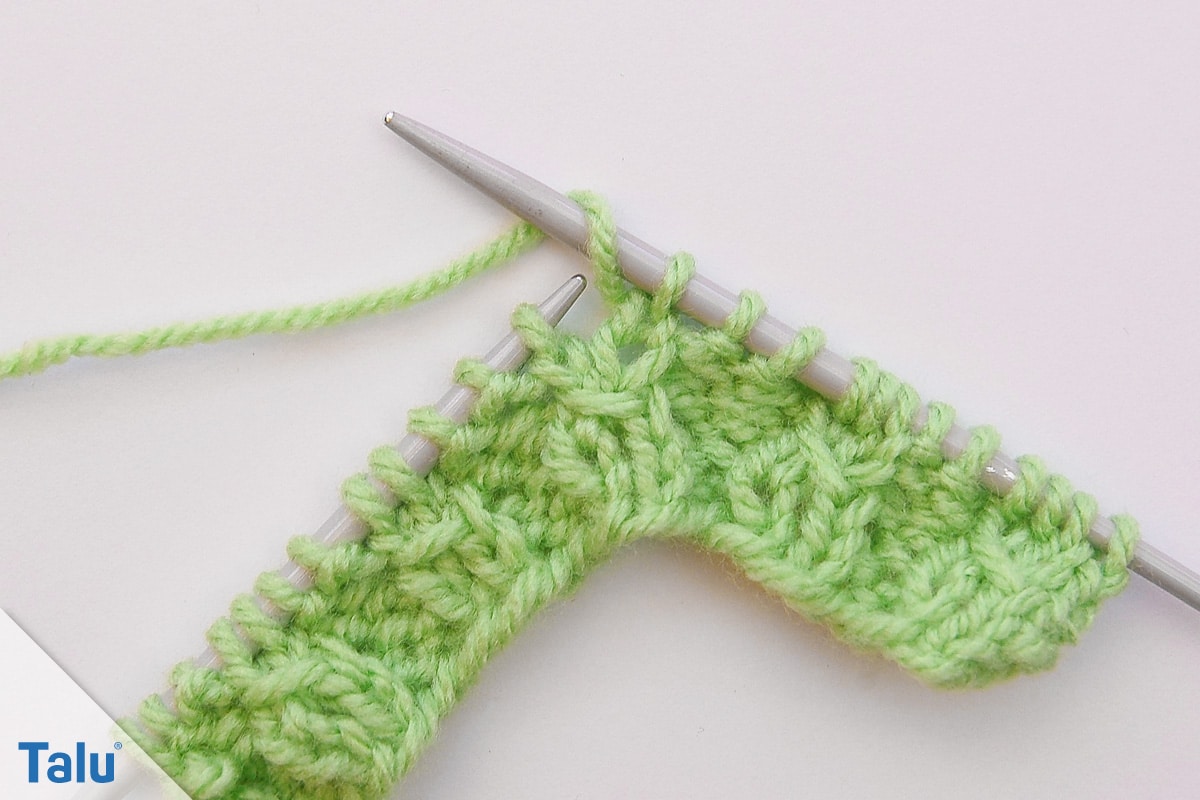 Umschlag stricken