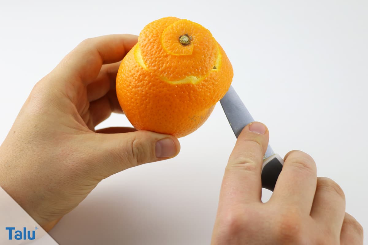 Orangenspirale