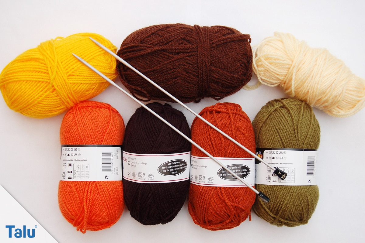 Ethno Muster stricken - Material