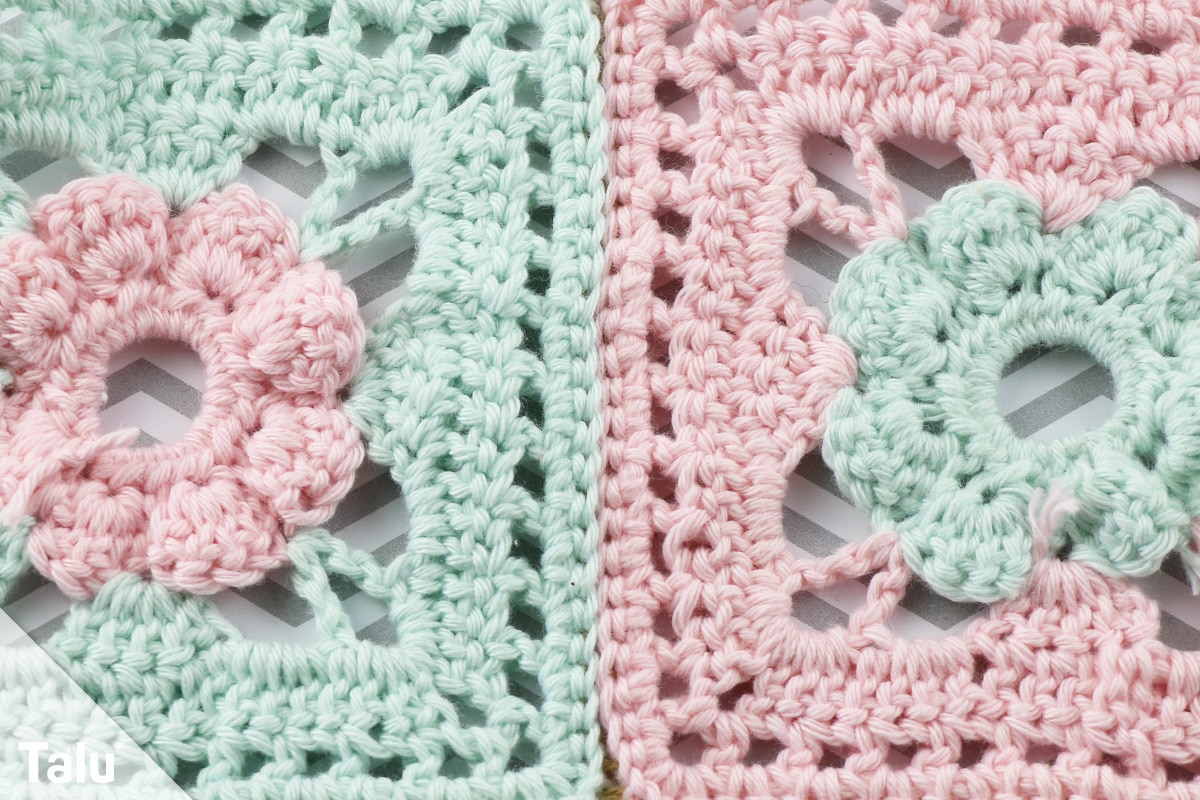 Granny Squares verbinden