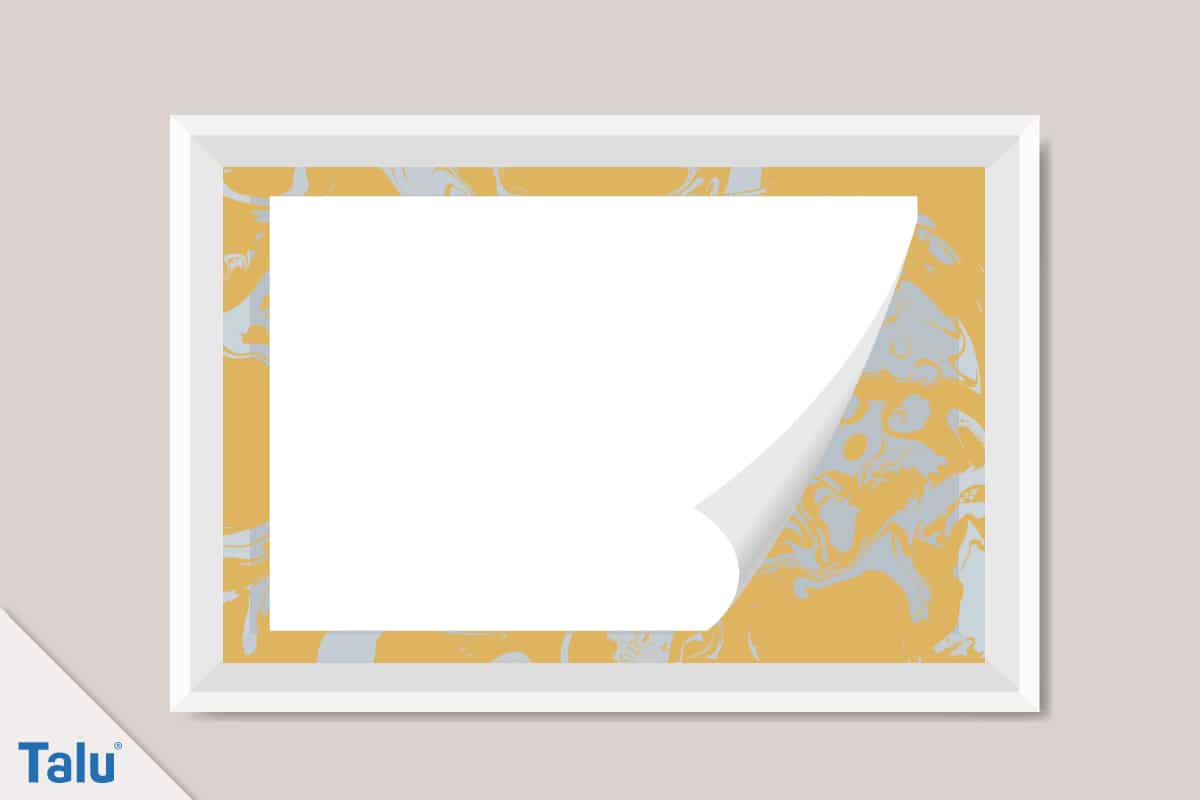 Marmorieren, Anleitung und Ideen, Papier, Blatt Papier auflegen