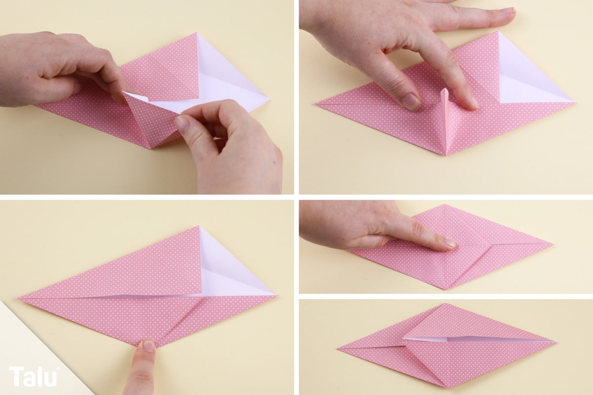 Origami-Maus falten