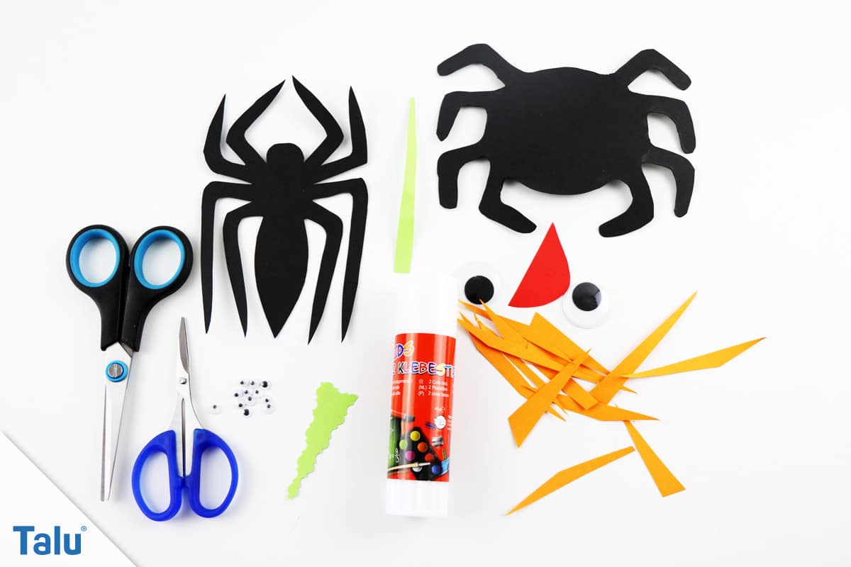 Spinne basteln