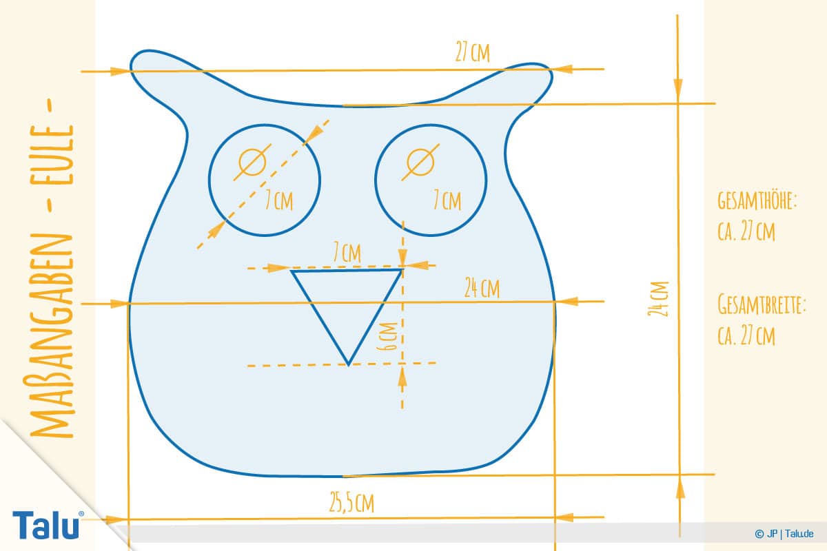 Eule Nahen Anleitung Mit Schnittmuster Zum Ausdrucken Talu De