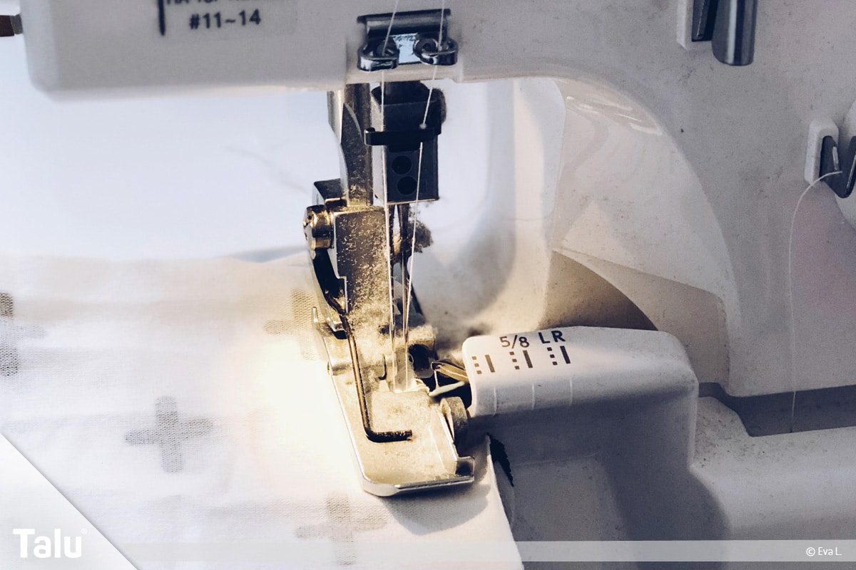 Kürbis nähen, nähen mit Nähmaschine