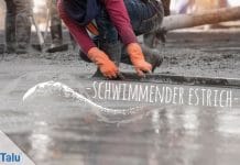 Schwimmender Estrich, Definition