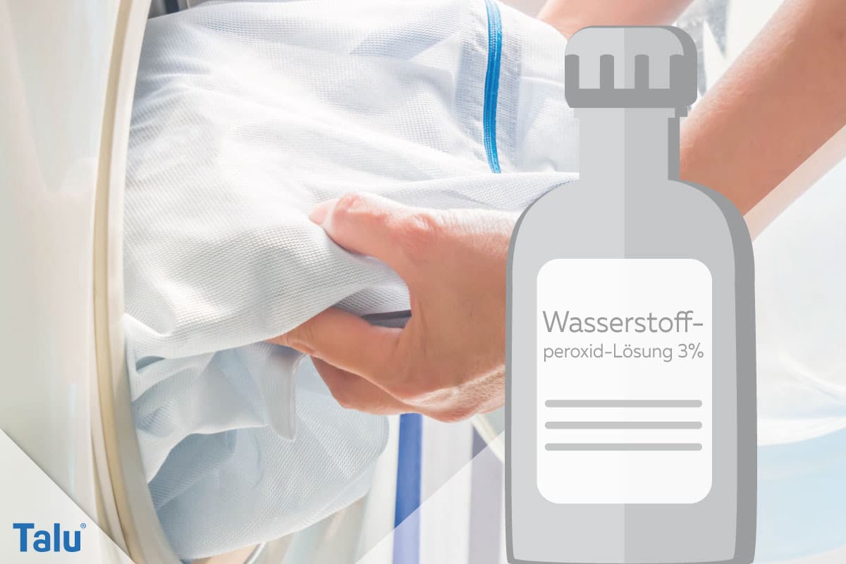 Weiße Wäsche wieder weiß bekommen, Wasserstoffperoxid