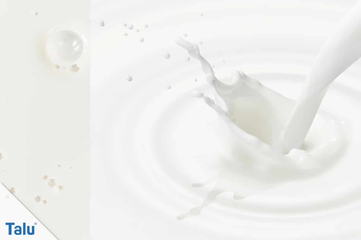 Weiße Wäsche wieder weiß bekommen, Milch