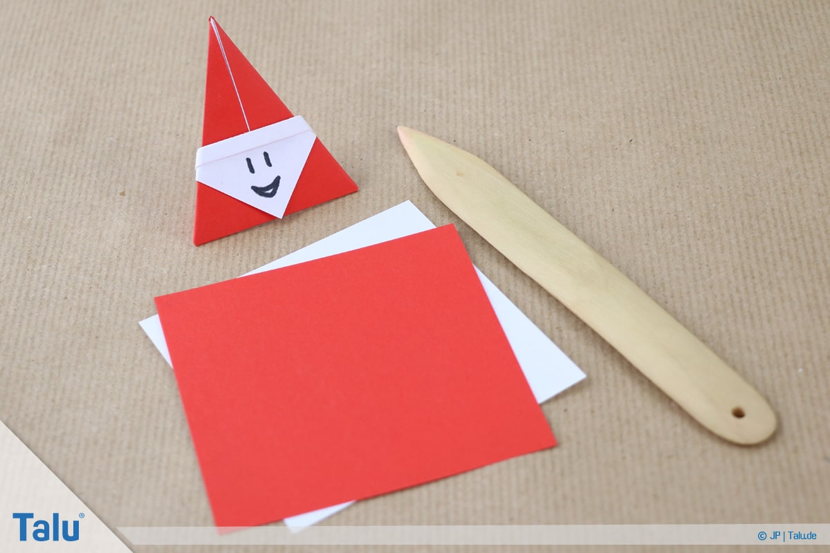 Nikolaus basteln, Variante 1, Material