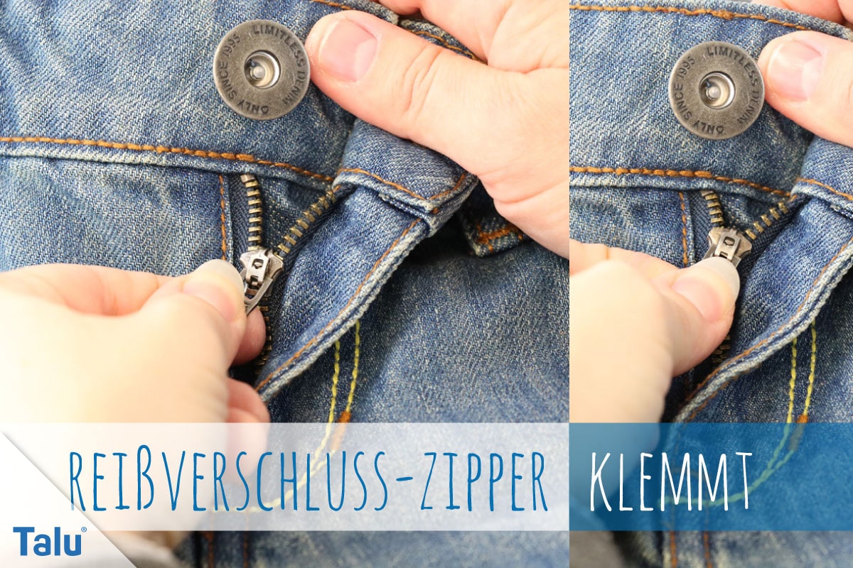 Reißverschluss-Zipper klemmt, was hilft